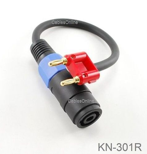 1ft dual banana - plug, to