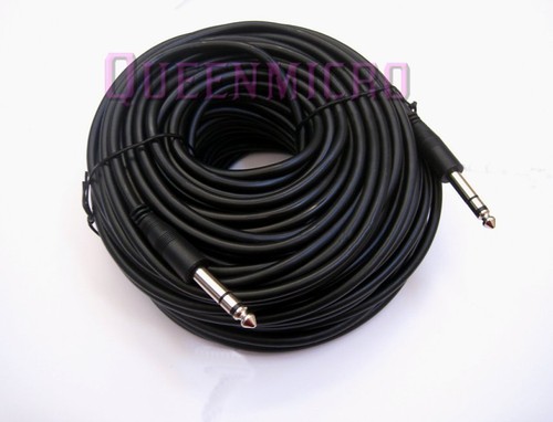 100ft 3mm stereo - 6.3mm, trs