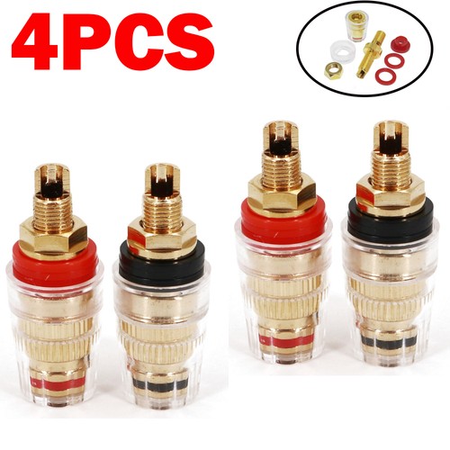 4pcs amplifier speaker cable - 4pcs,