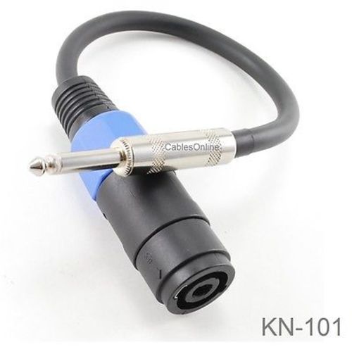 1ft mono male plug - 1ft, 1/4"