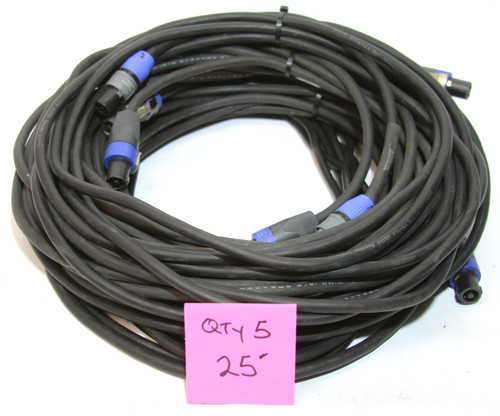 Speakon speaker cable lot - cable, 12