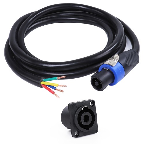Feet speakon bare - to, cable