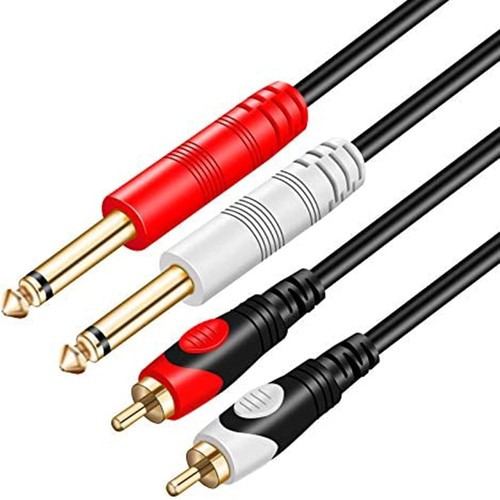 Rca audio cable - rca, 1/4